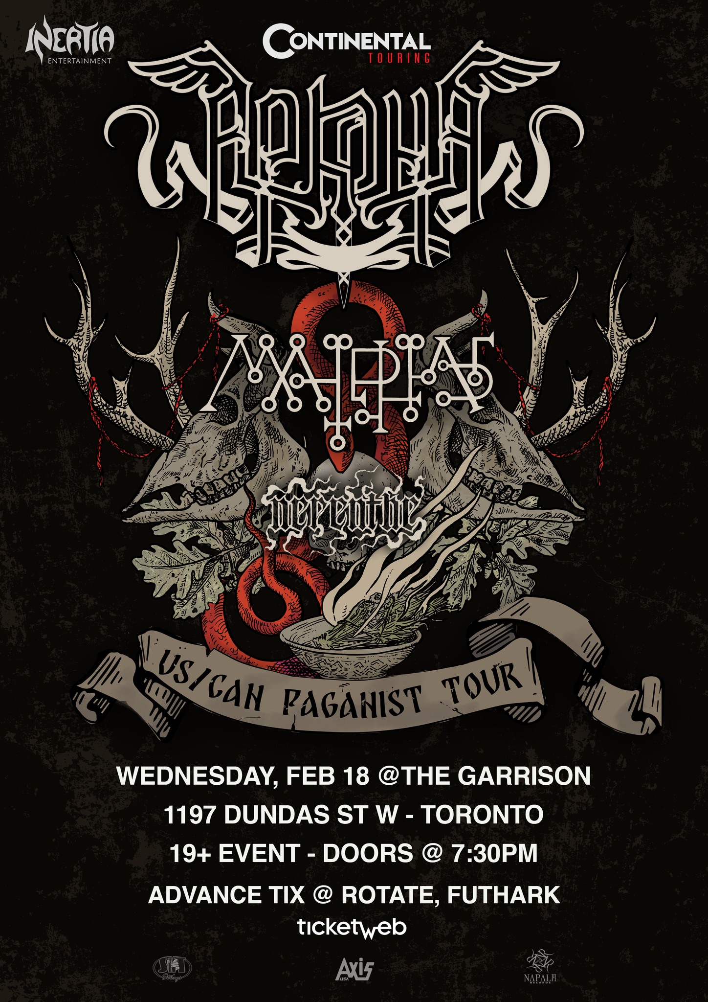 LIVE REVIEW – ARKONA, MALPHAS, NEPENTHE