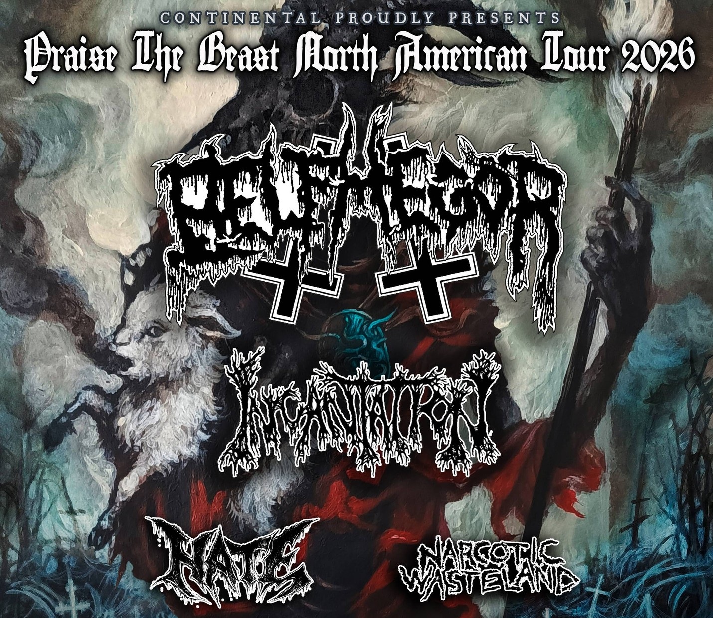 LIVE REVIEW – BELPHEGOR, INCANTATION, HATE, NARCOTIC WASTELAND