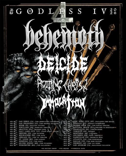 LIVE REVIEW – BEHEMOTH | DEICIDE | ROTTING CHRIST | IMMOLATION