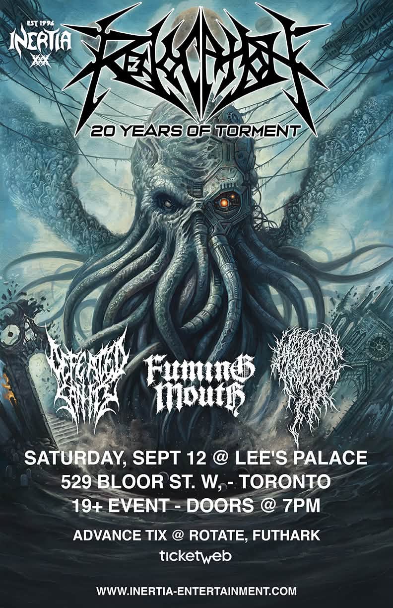 LIVE REVIEW – REVOCATION | DEFEATED SANITY | FUMING MOUTH | WEEPING