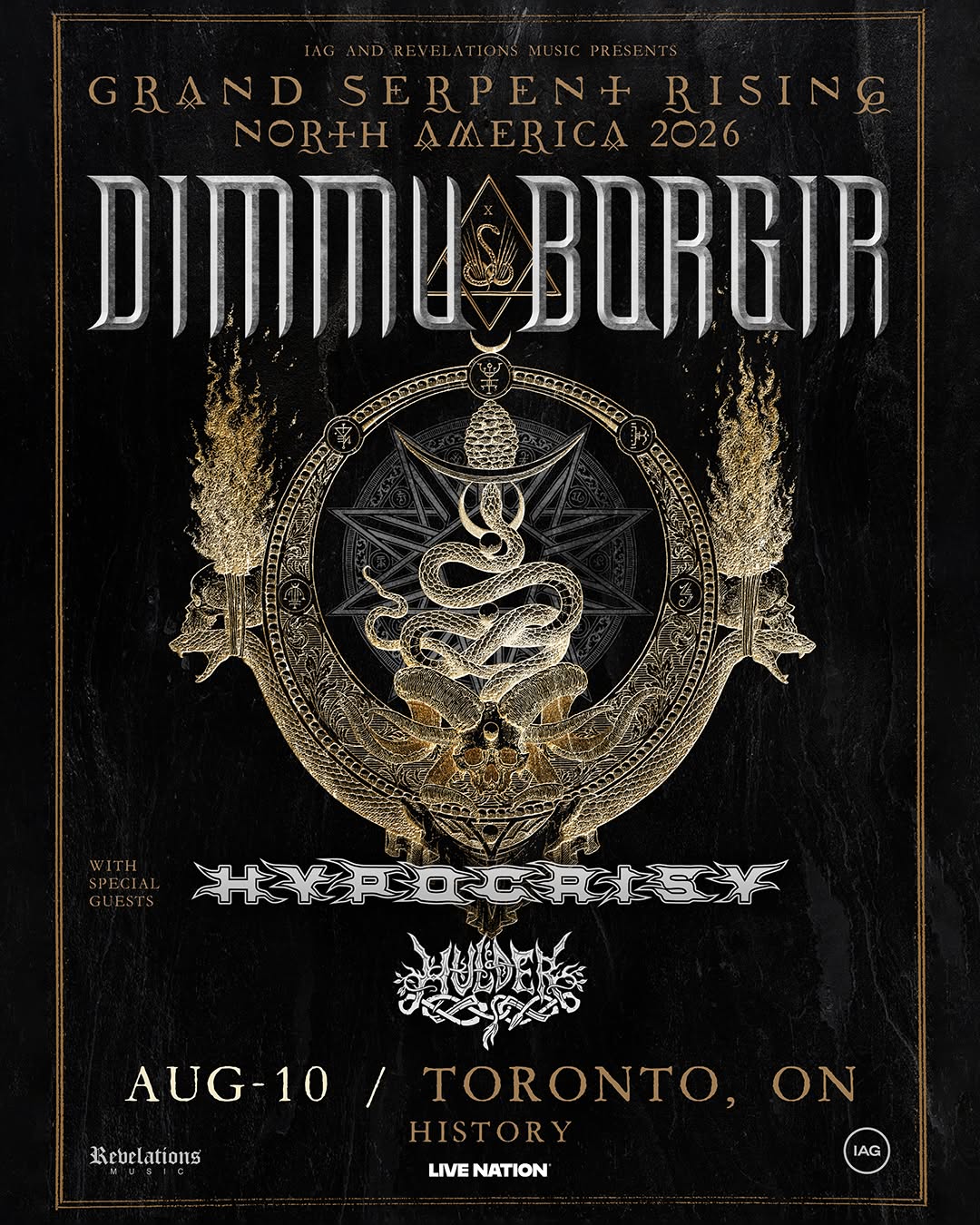 LIVE REVIEW – DIMMU BORGIR | HULDER