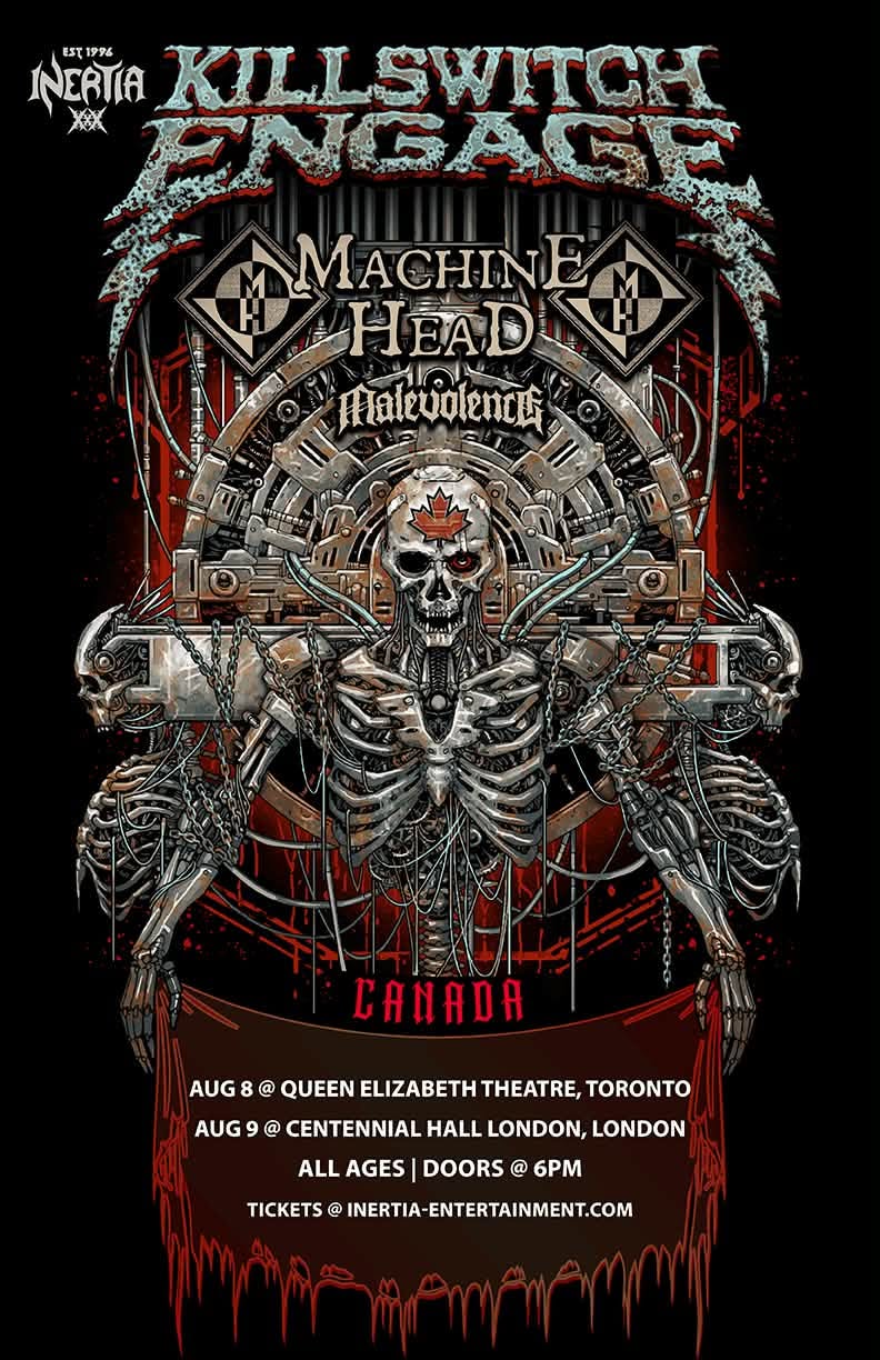 LIVE REVIEW – KILLSWITCH ENGAGE | MACHINE HEAD | MALEVOLENCE