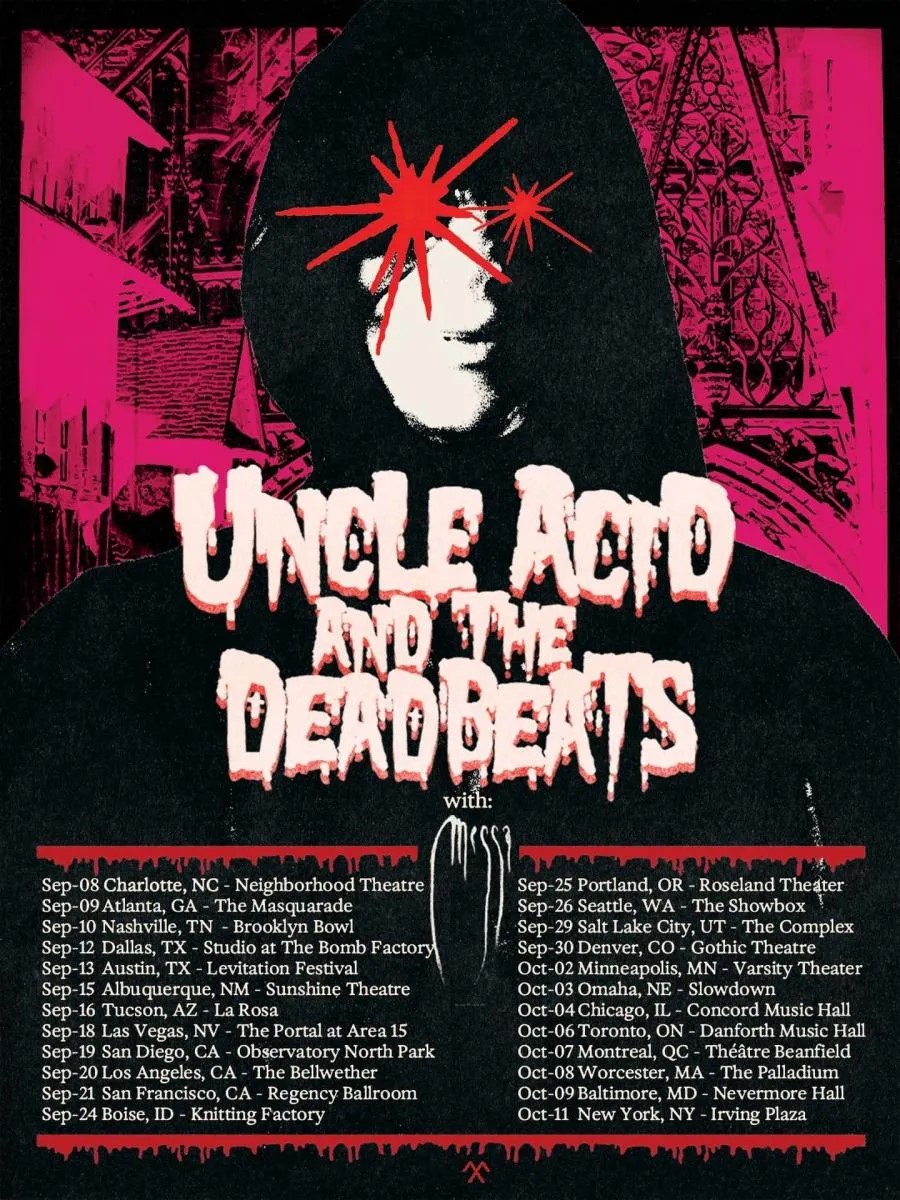 LIVE REVIEW – UNCLE ACID AND THE DEAD BEATS | MESSA